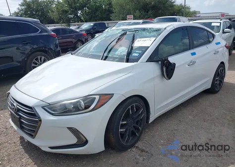 2017 Hyundai Elantra Limited z USA, uszkodzony, nr VIN 5NPD84LF5HH000558
